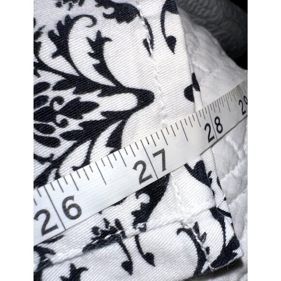 Kut from the Kloth Womens Sz 12 Black White Brigitte Ankle Skinny Pattern Jeans - Picture 10 of 10